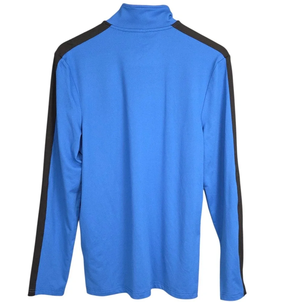 Orlando Magic 1/4 Zip Pullover Mens Small Blue Black Antigua Long Sleeve NBA NWT